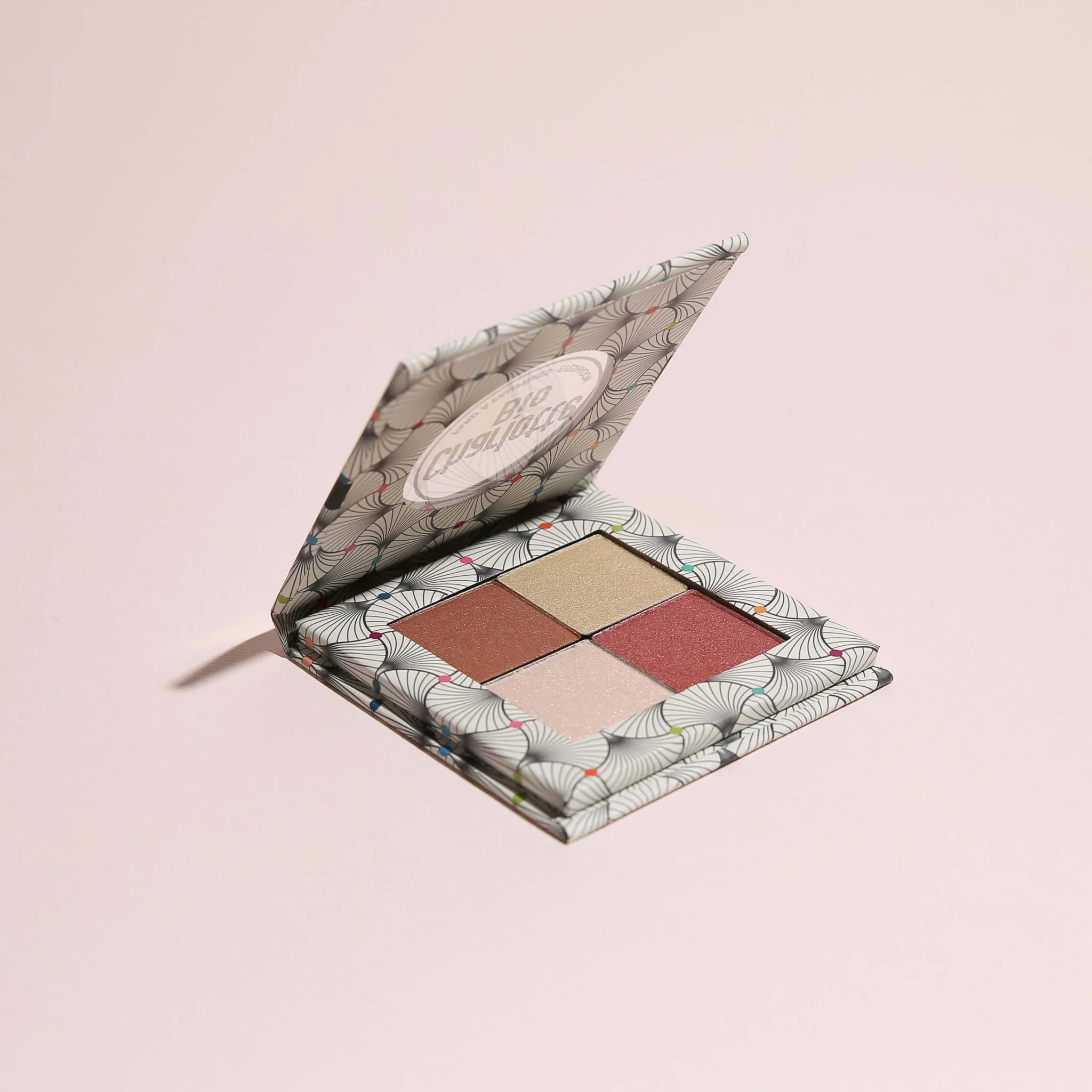 Palette de 4 fards à paupières BIO - Nude Rose - Image 3