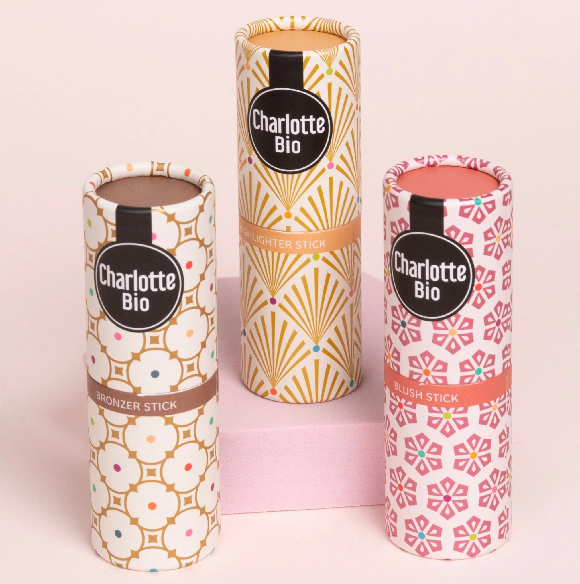 Trio sticks teint : bronzer + blush + highlighter - Image 4